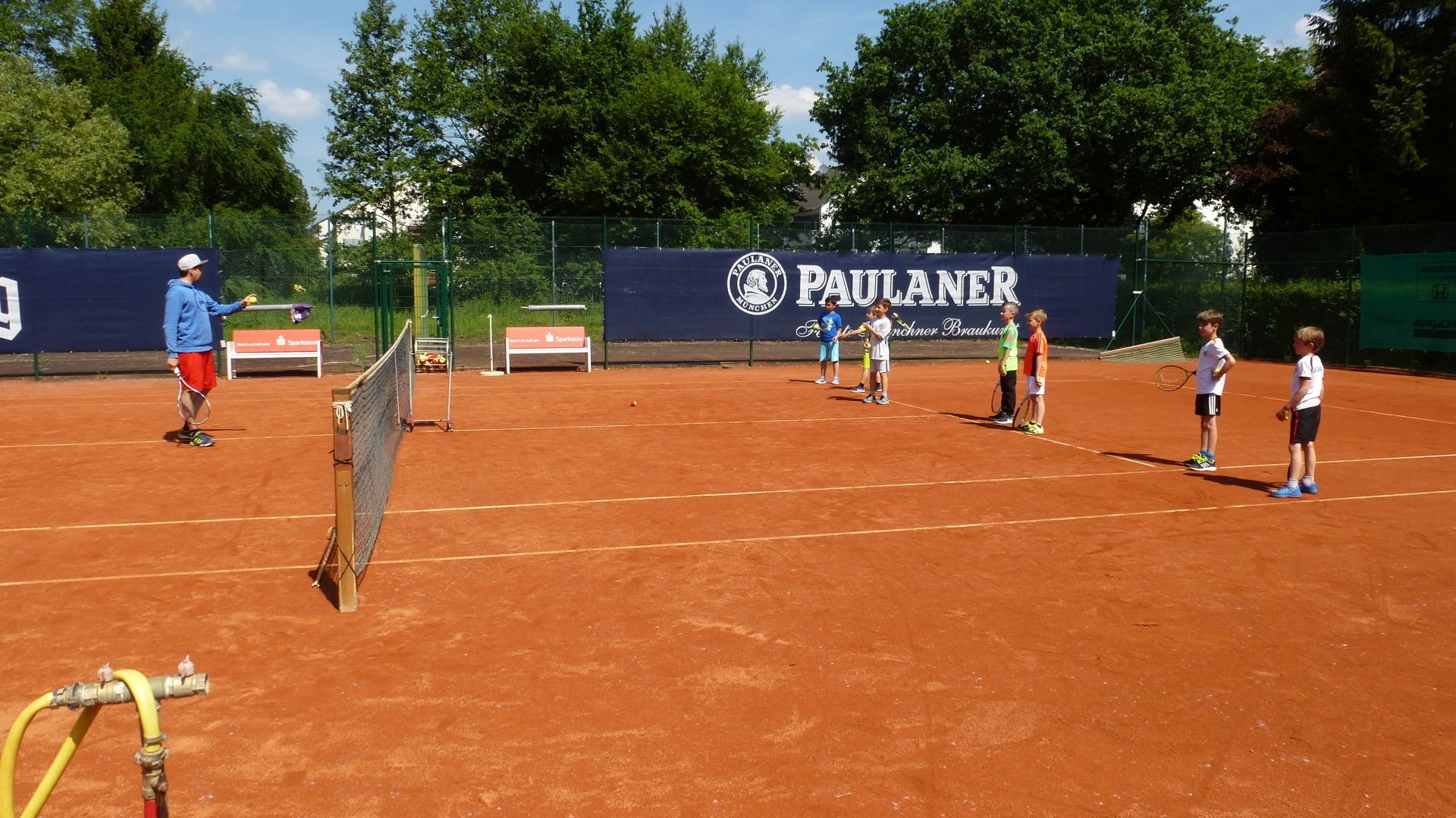 Kinder lernen Tennis – Koordinationsübungen